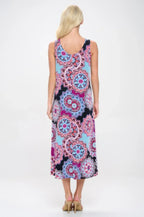 Print Bns Tank Long Dress | Mixtshop LLC