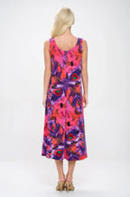 Print Bns Tank Long Dress | Mixtshop LLC