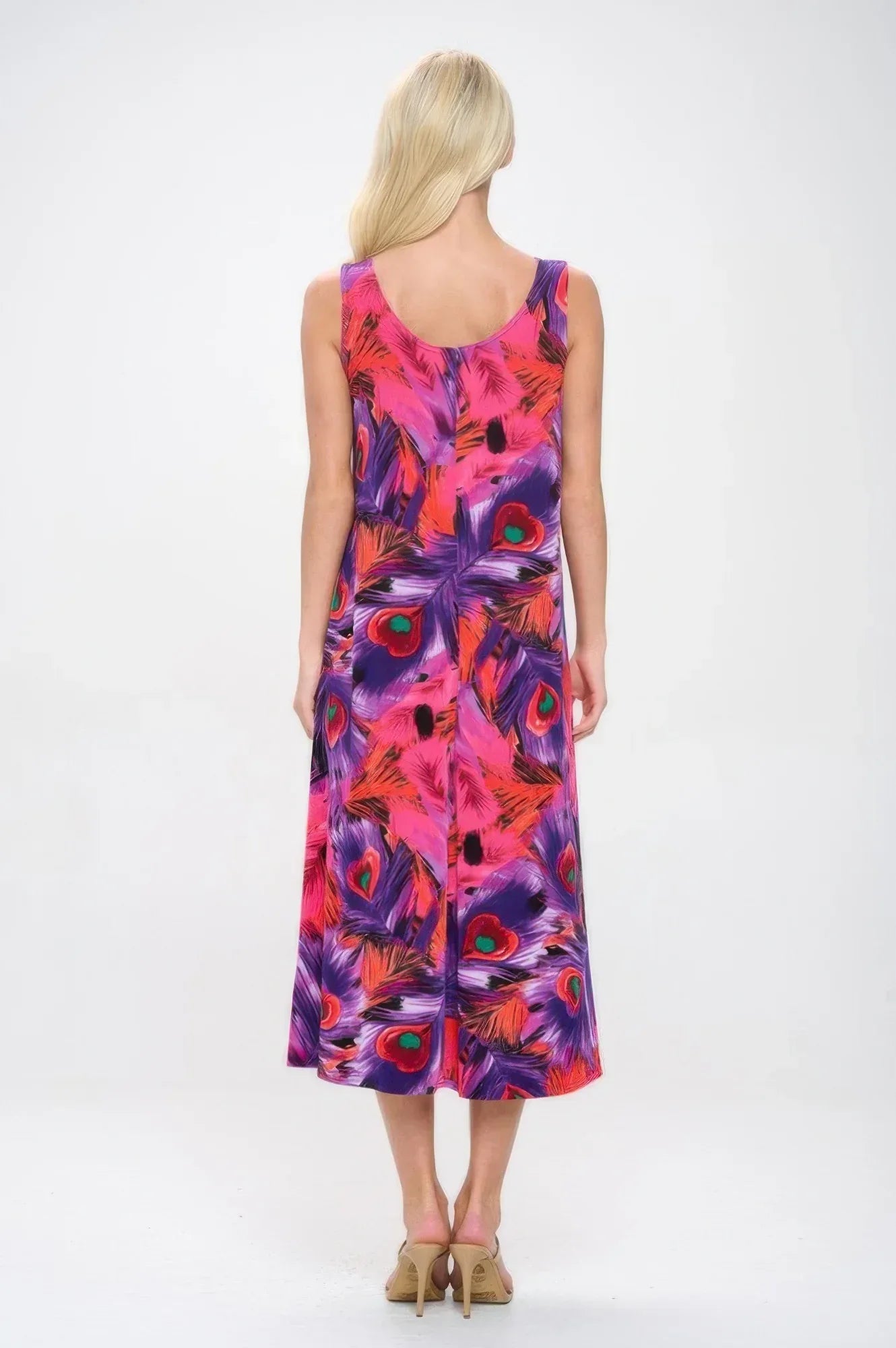 Print Bns Tank Long Dress | Mixtshop LLC
