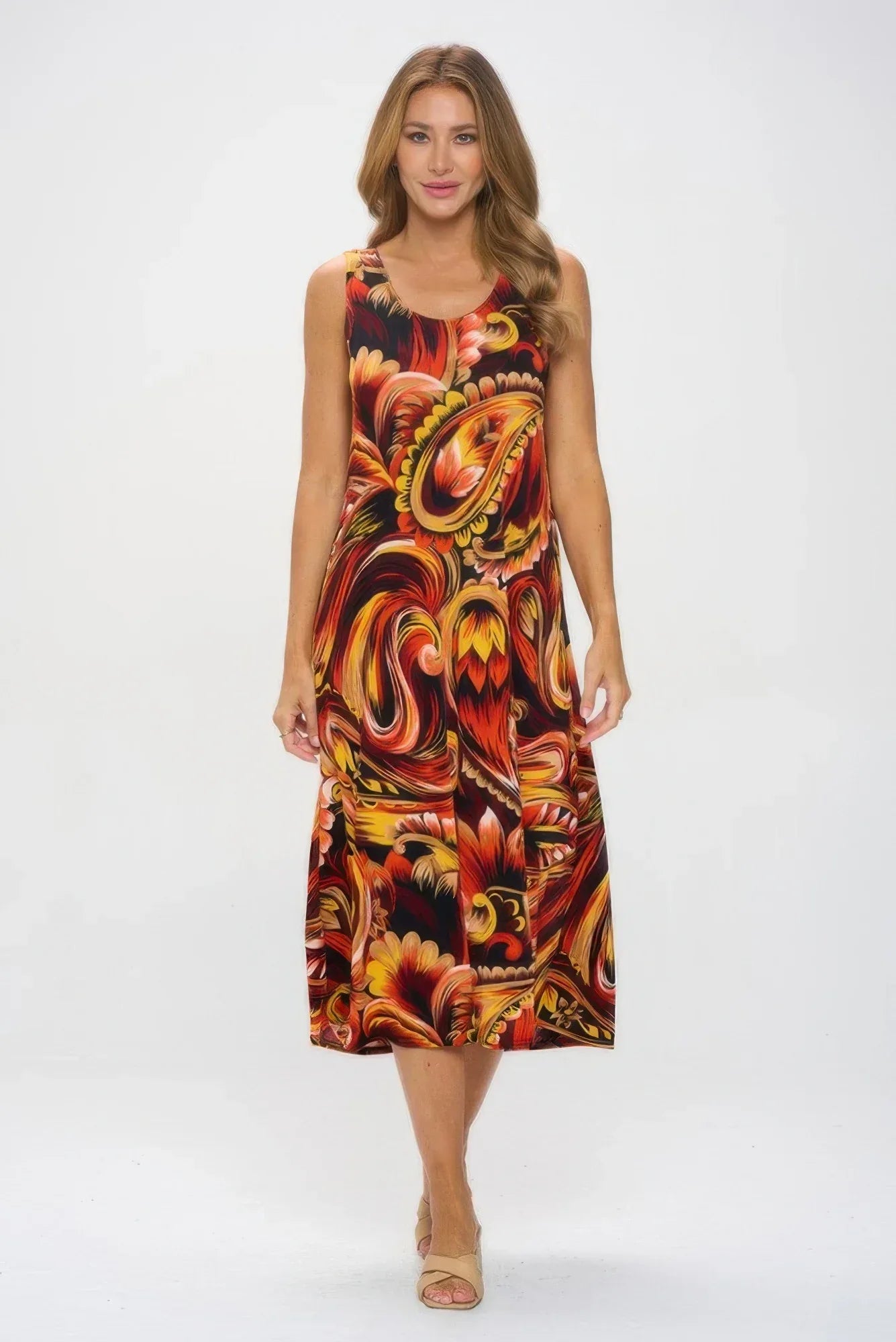 Plus Size Bns Tank Long Dress | Mixtshop LLC