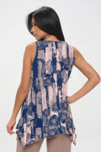 Plus Size Hit Shark Bite Hem Tank | Mixtshop LLC