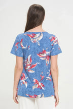 Plus Size Hit Boat Nk Short Sl Top | Mixtshop LLC