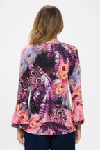 Cl Fabric V-neckline Tulip Tunic | Mixtshop LLC
