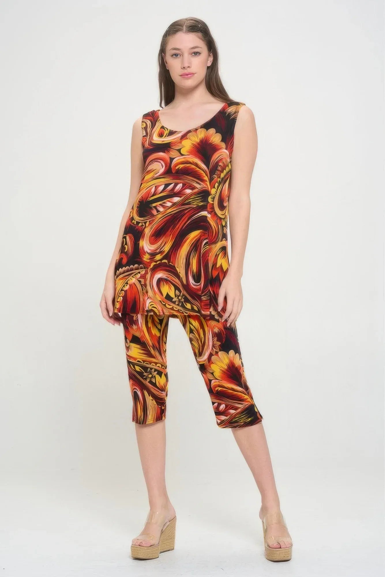 Bns Tank Capri Pants Set | Mixtshop LLC