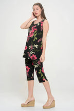 Bns Tank Capri Pants Set | Mixtshop LLC