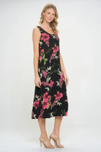 Floral Breeze Slinky Tank Dress | Mixtshop LLC