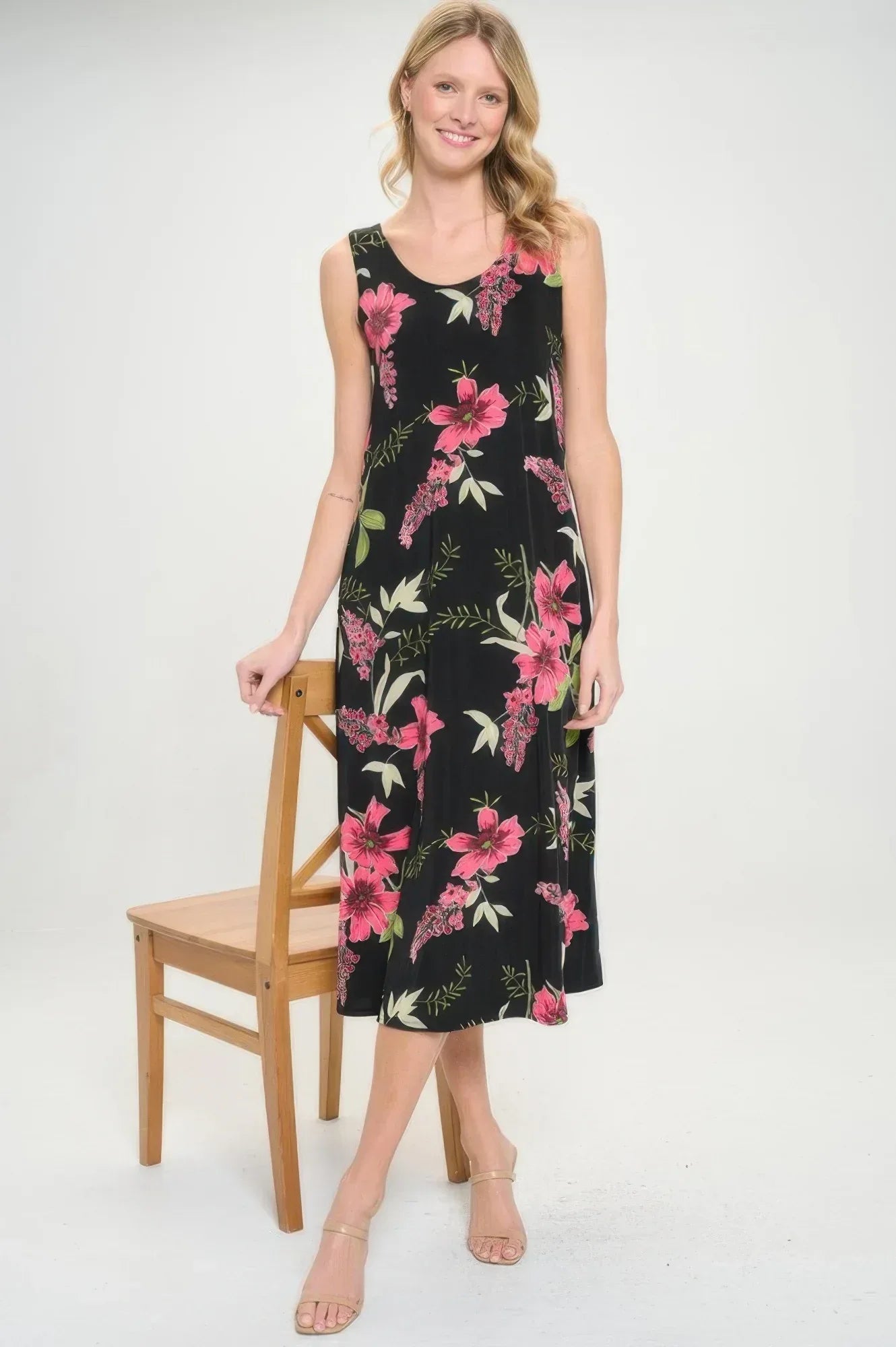 Floral Breeze Slinky Tank Dress | Mixtshop LLC