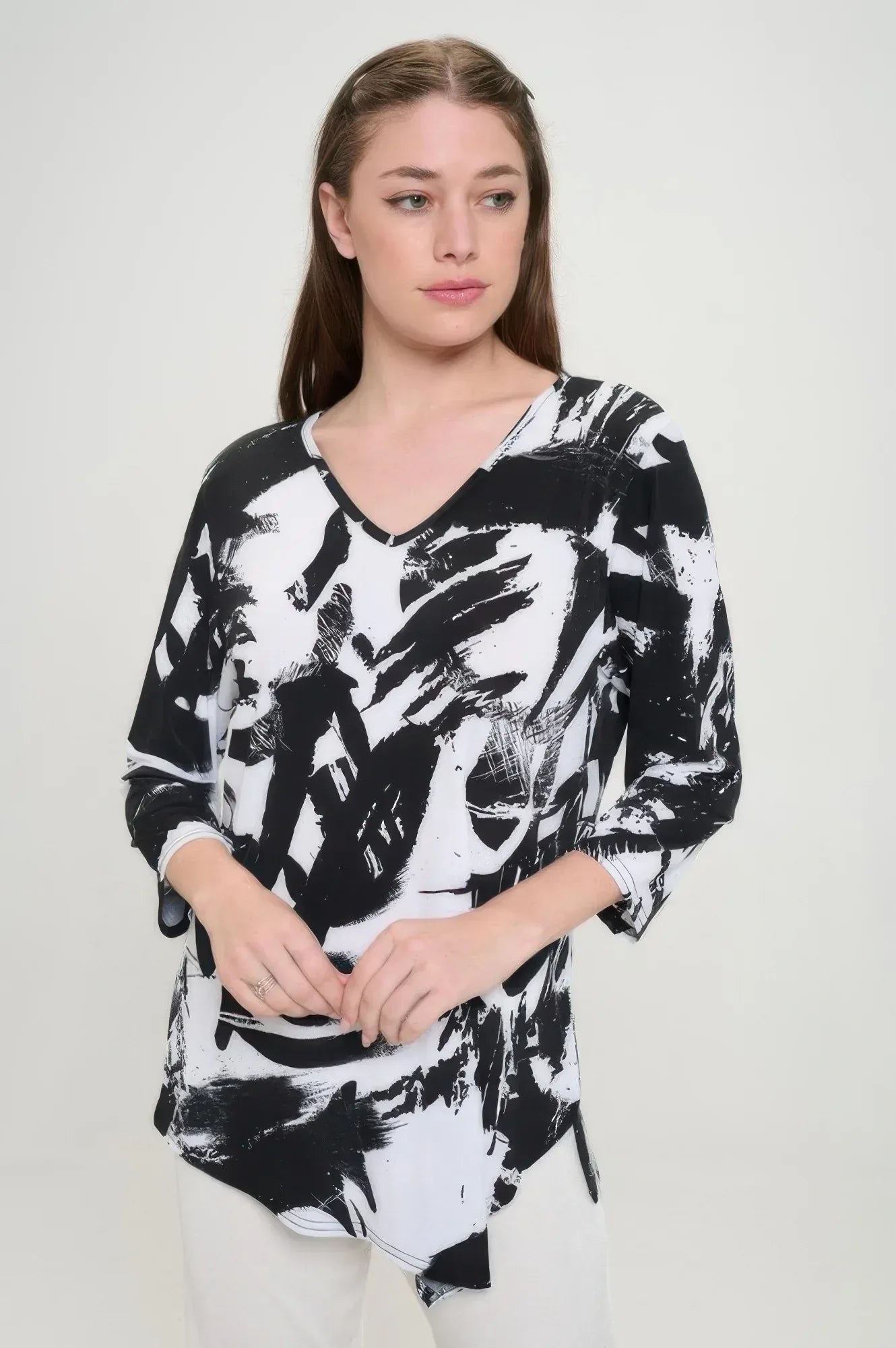Hit Point V Neck Top | Mixtshop LLC