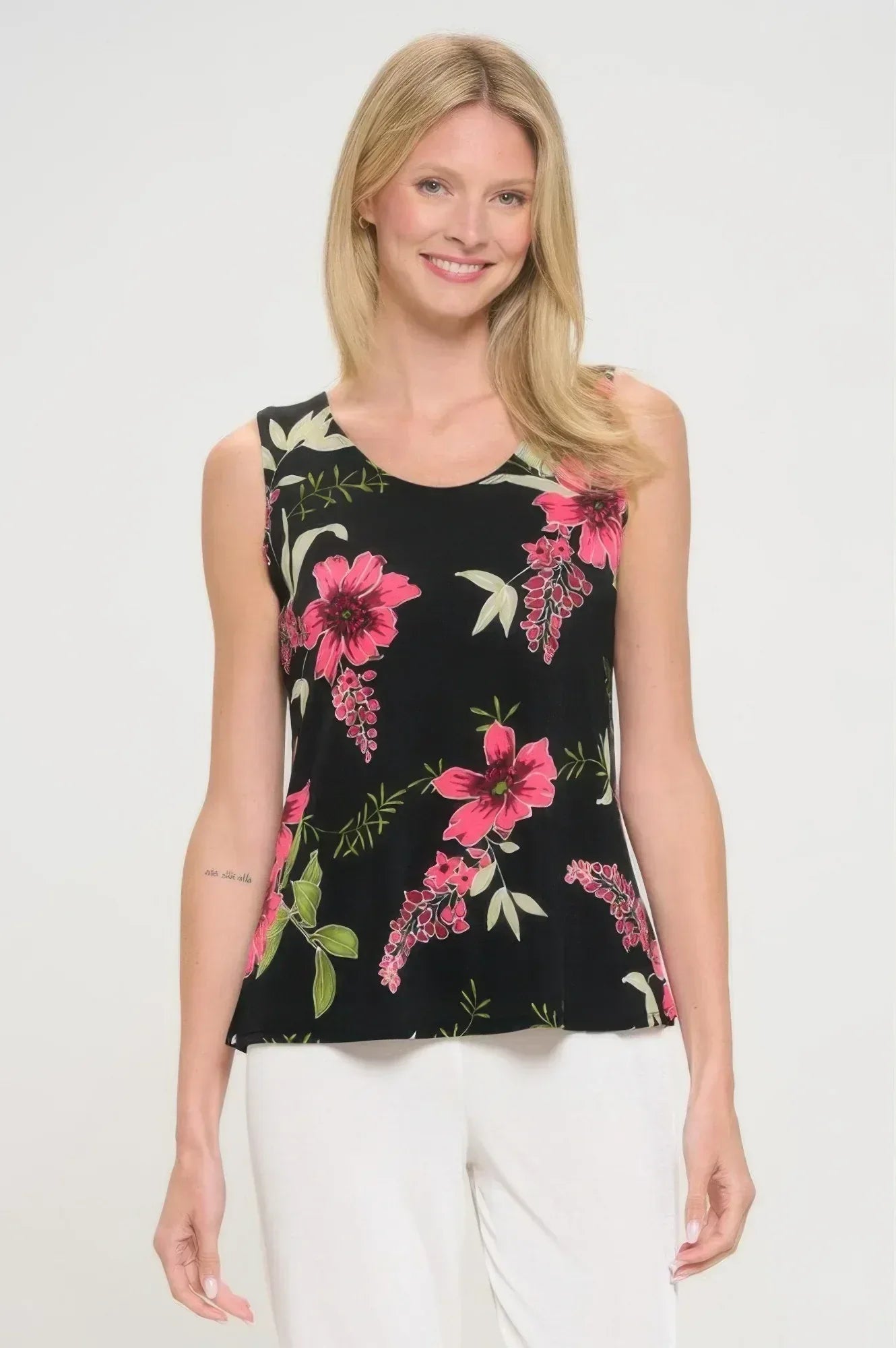Bns Print Sleeveless Tank Top | Mixtshop LLC