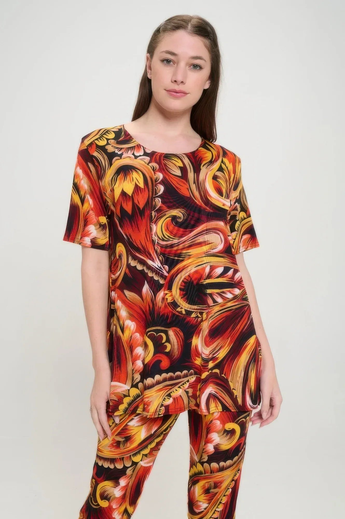 Print Bns Capri Pants Set Secondary image