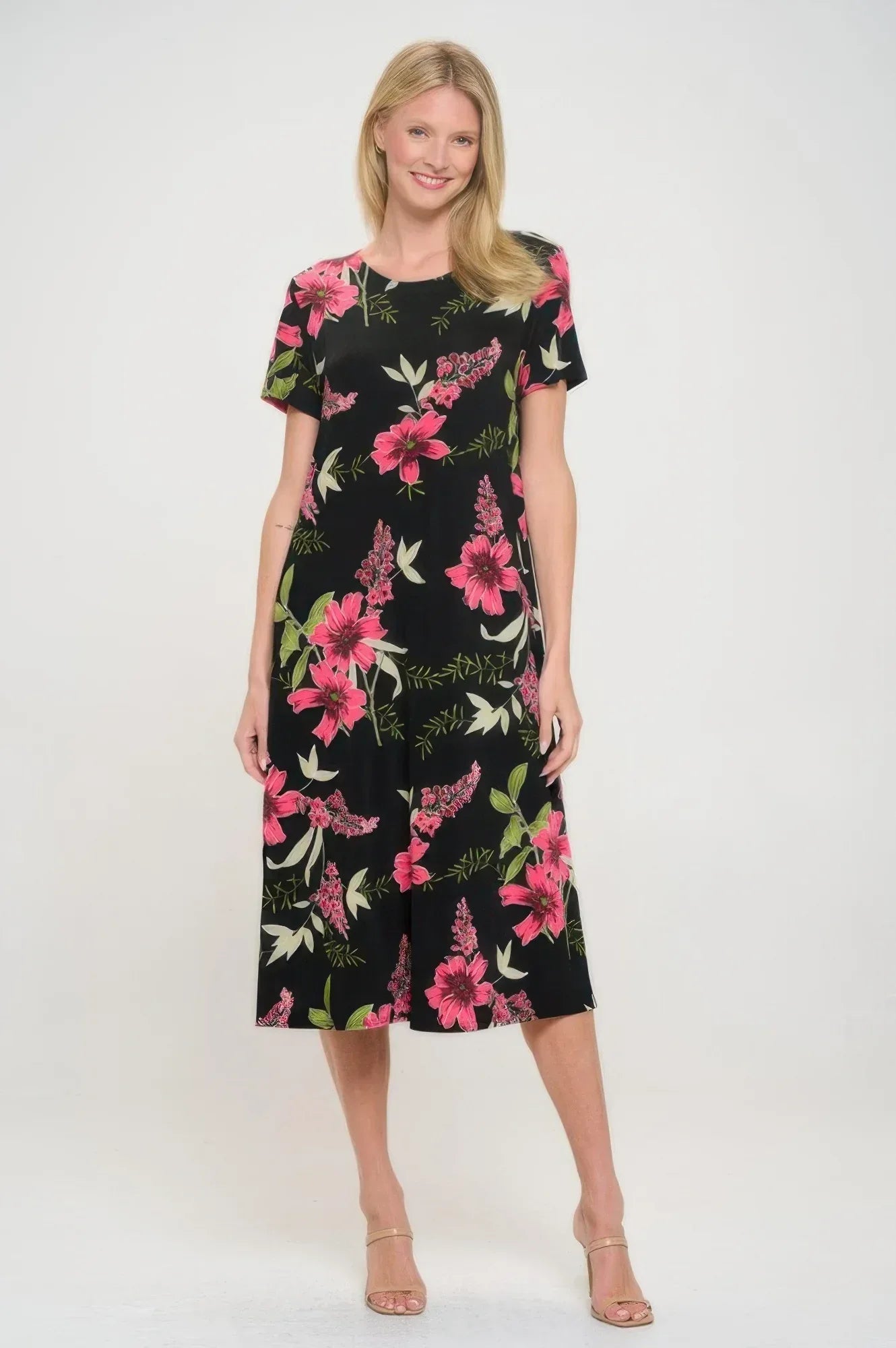 Print Bns Long Dress | Mixtshop LLC Main image