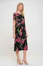 Print Bns Long Dress | Mixtshop LLC