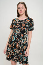 Short-sleeved Knee-length Dress | Mixtshop LLC