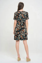 Short-sleeved Knee-length Dress | Mixtshop LLC