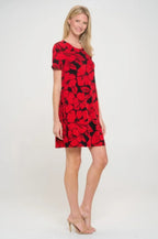Short-sleeved Knee-length Dress | Mixtshop LLC
