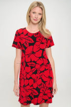 Short-sleeved Knee-length Dress | Mixtshop LLC