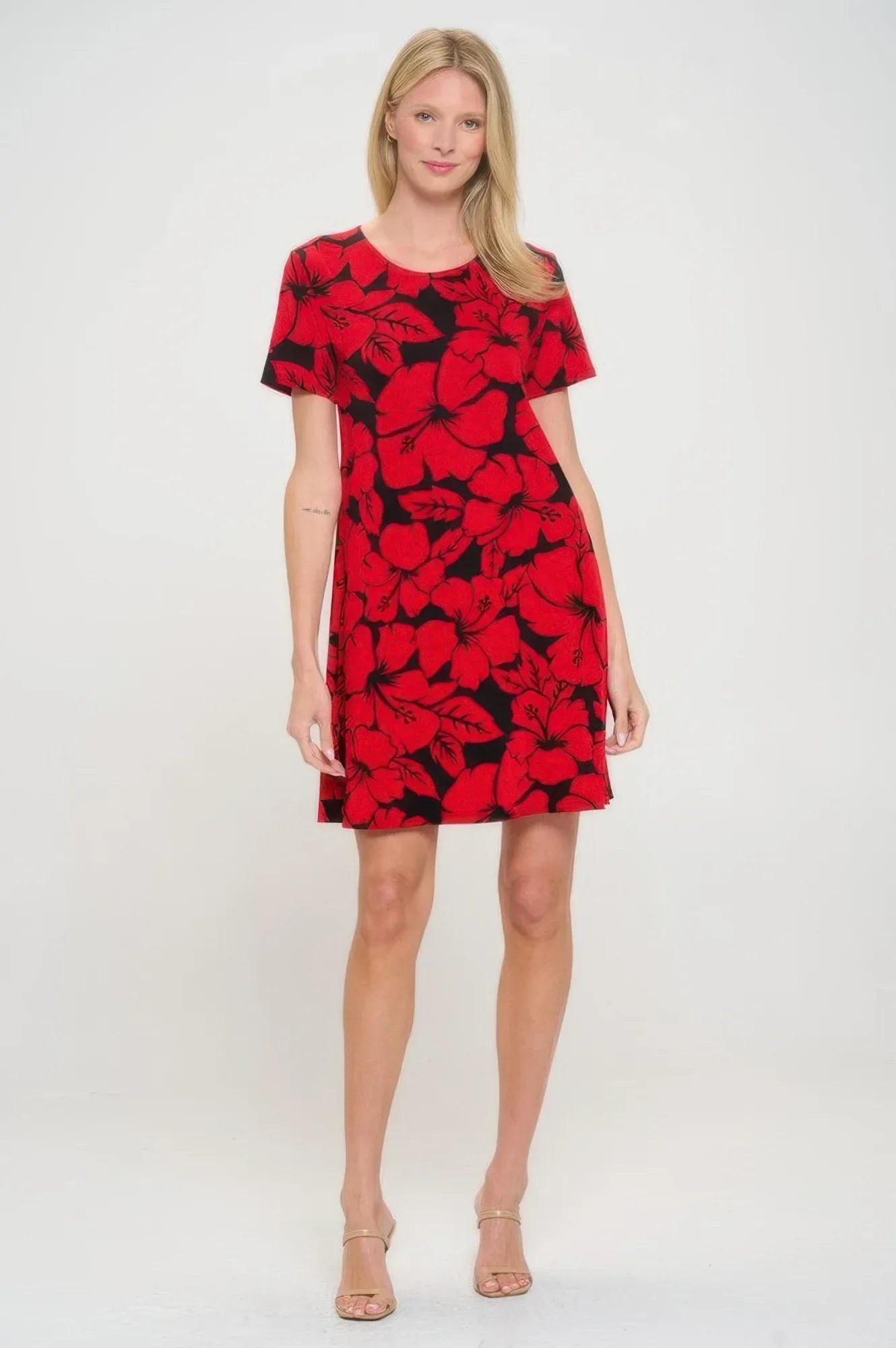 Short-sleeved Knee-length Dress | Mixtshop LLC