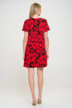 Short-sleeved Knee-length Dress | Mixtshop LLC