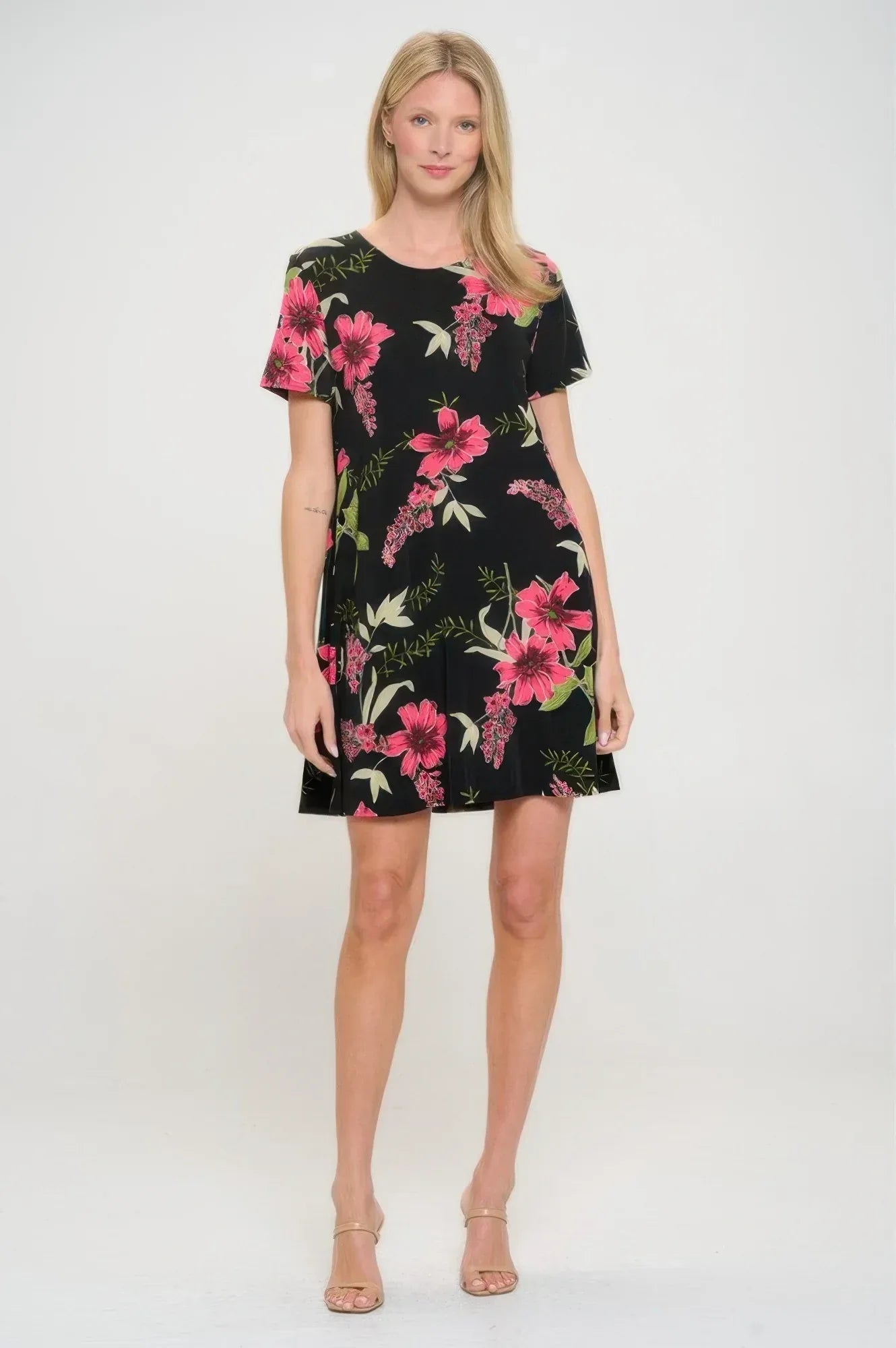 Short-sleeved Knee-length Dress | Mixtshop LLC