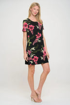 Short-sleeved Knee-length Dress | Mixtshop LLC