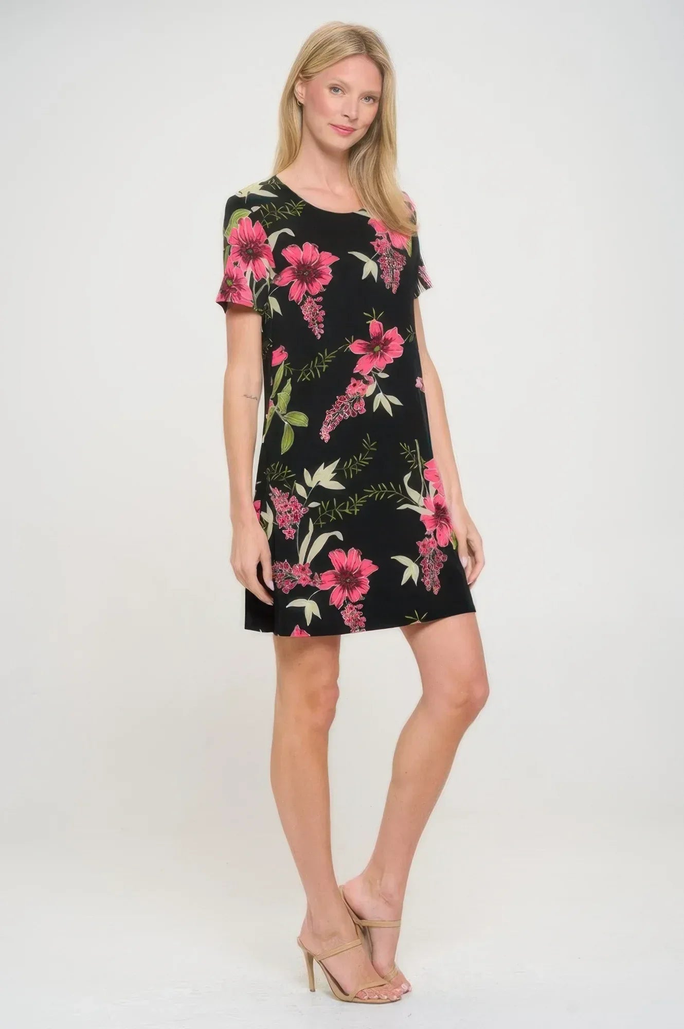 Short-sleeved Knee-length Dress | Mixtshop LLC