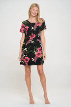 Short-sleeved Knee-length Dress | Mixtshop LLC