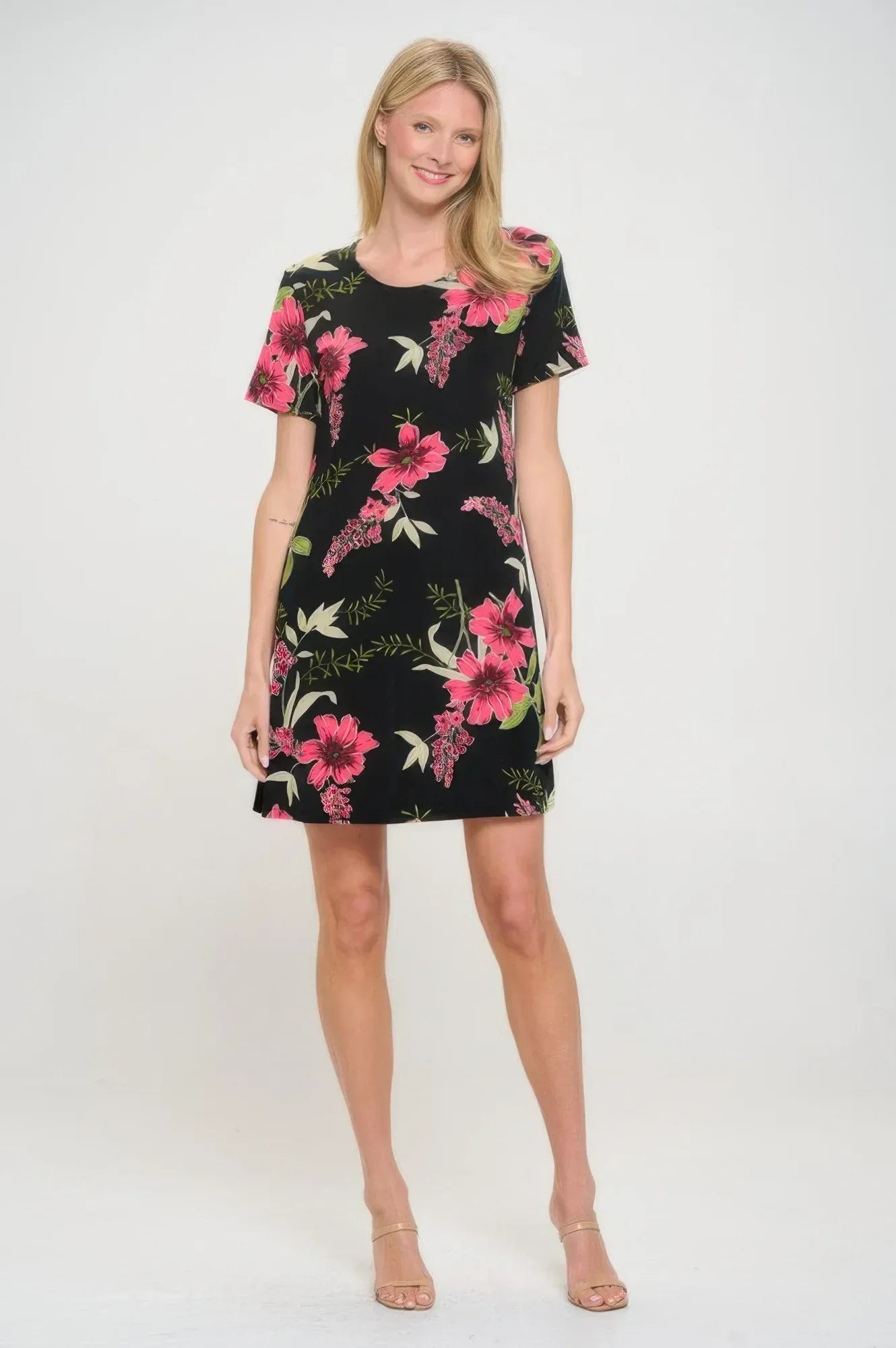 Short-sleeved Knee-length Dress | Mixtshop LLC