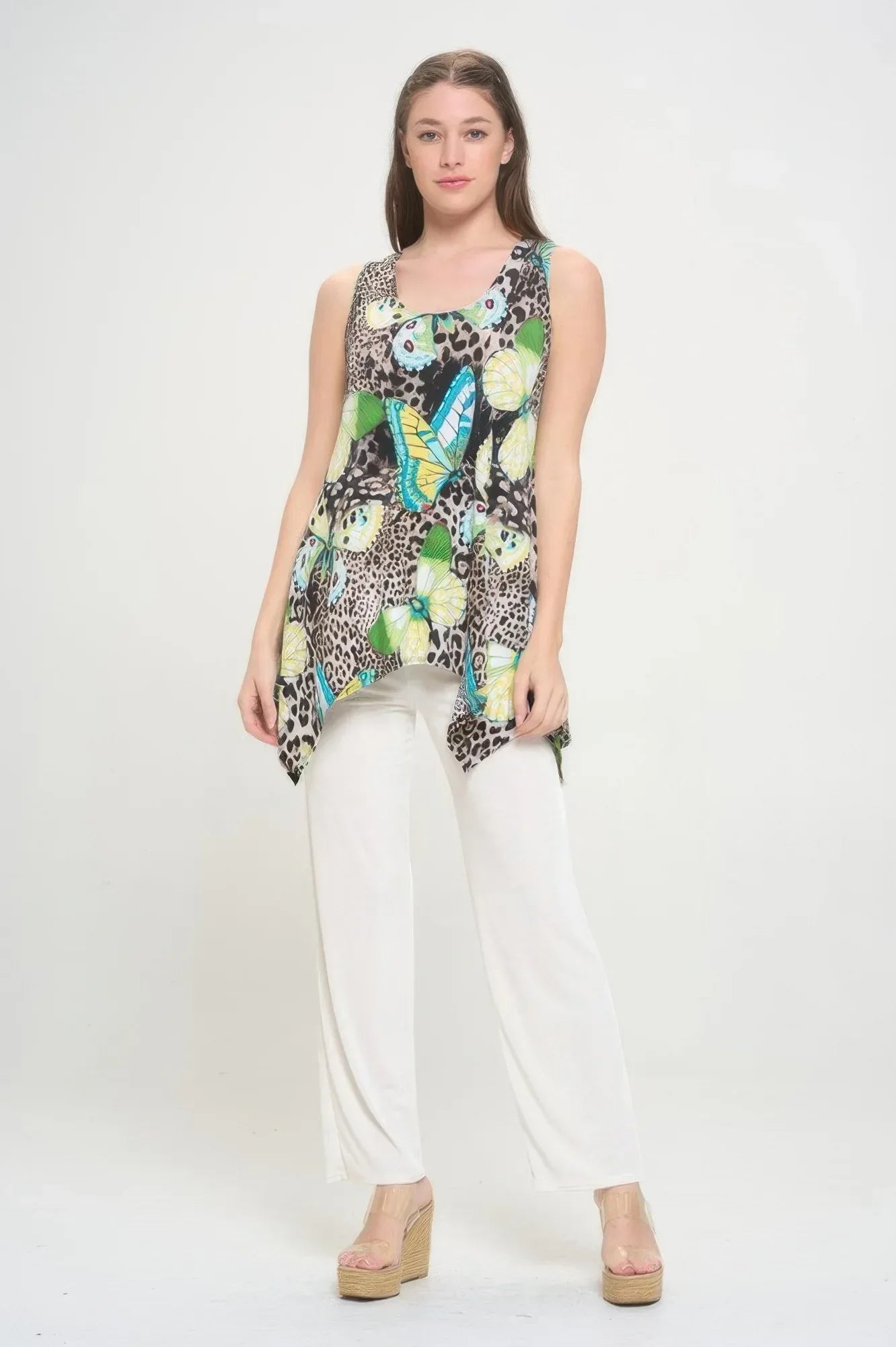 Hit Print Shark Bite Hem Tank | Mixtshop LLC