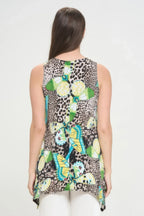 Hit Print Shark Bite Hem Tank | Mixtshop LLC