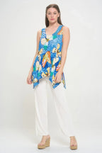 Hit Print Shark Bite Hem Tank | Mixtshop LLC