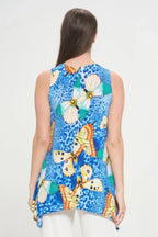 Hit Print Shark Bite Hem Tank | Mixtshop LLC