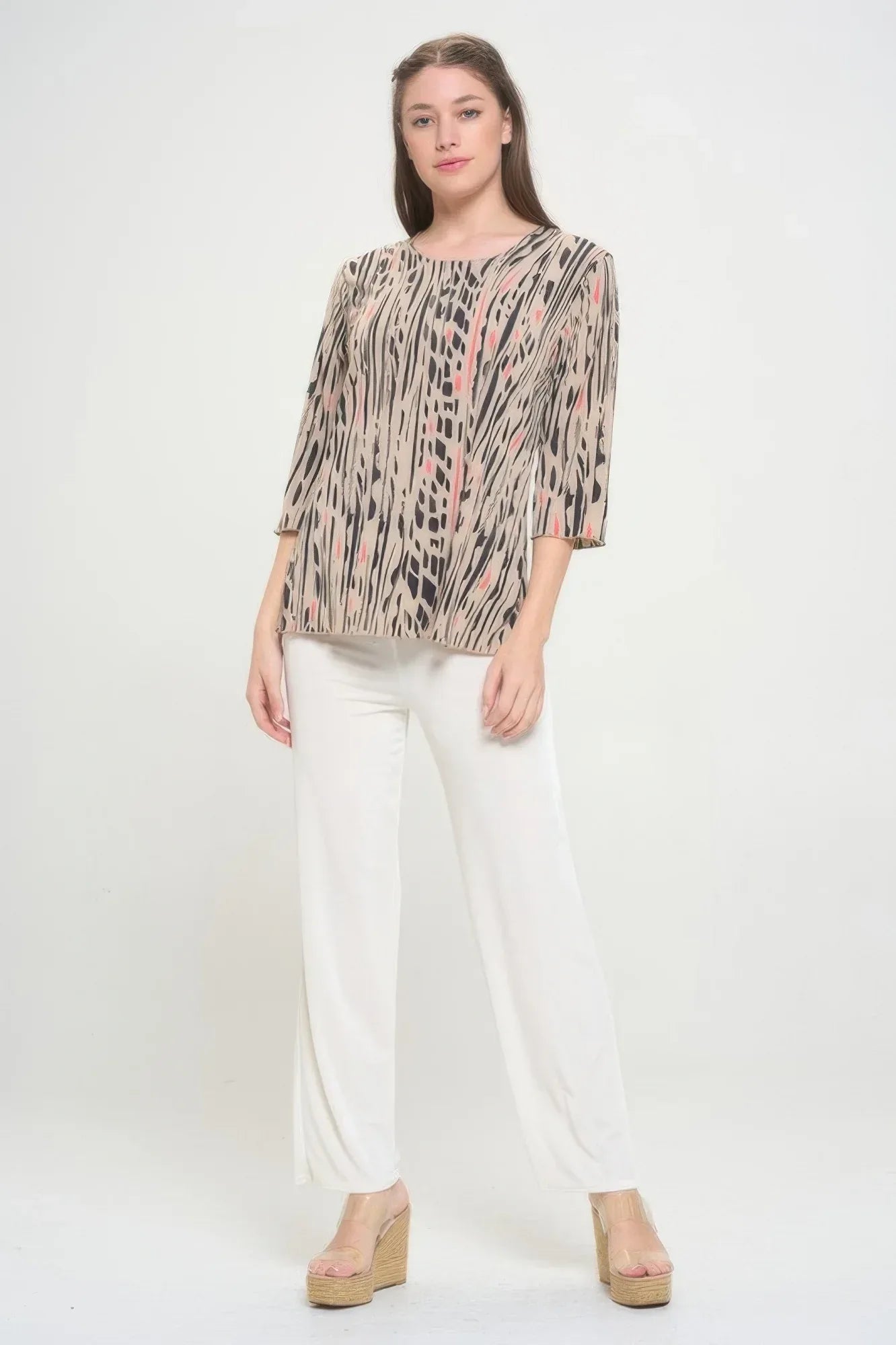 Print Hit Merrow Top | Mixtshop LLC