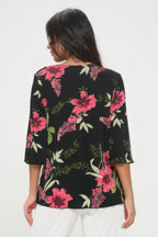 Print Hit Merrow Top | Mixtshop LLC