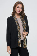 Plus Size Mesh Romance Trim Jacket | Mixtshop LLC