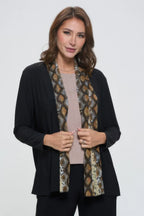 Plus Size Mesh Romance Trim Jacket | Mixtshop LLC