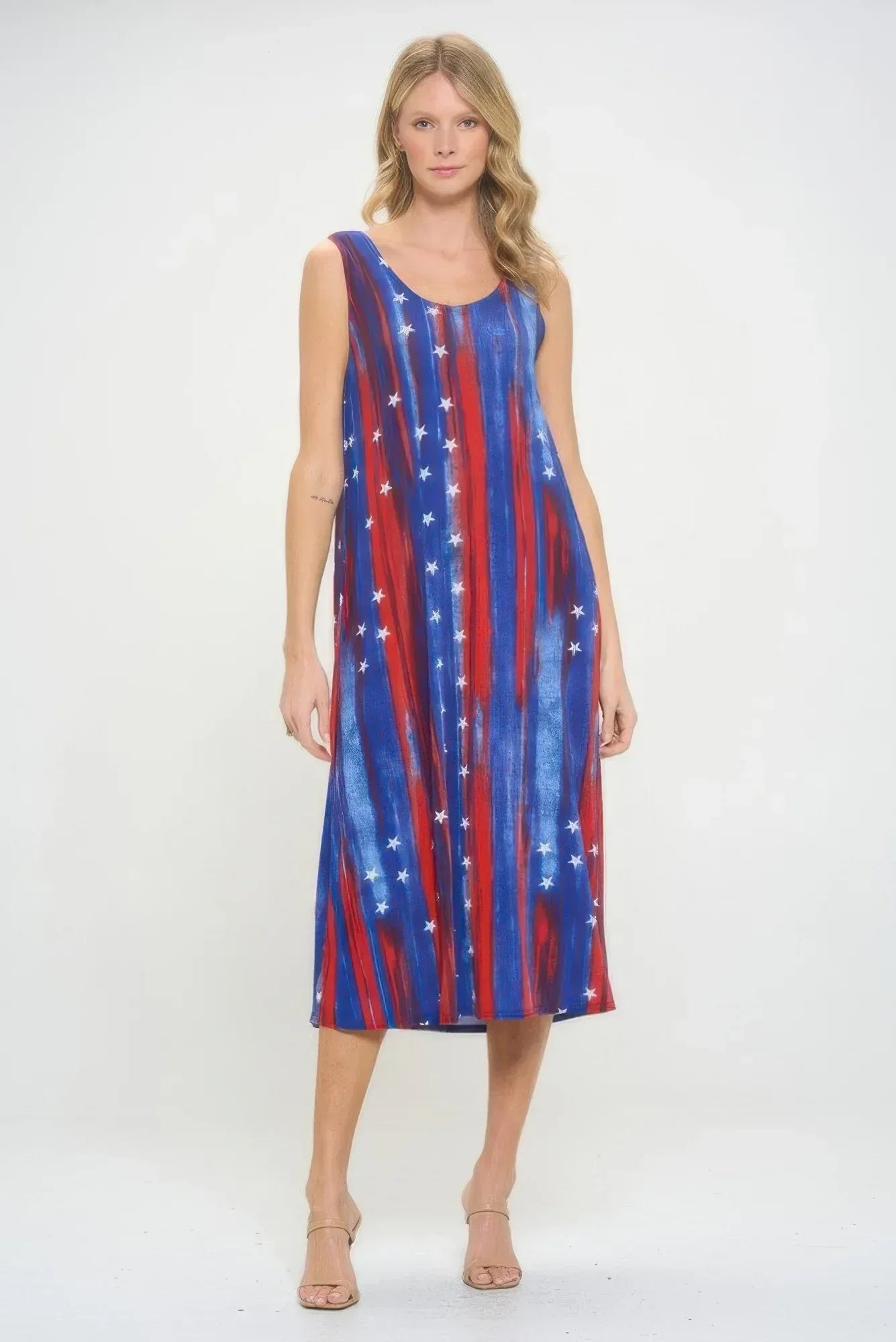 Bns Print Long Tank Dress Secondary image