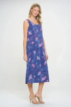 Bns Print Long Tank Dress | Mixtshop LLC