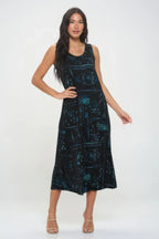 Bns Print Long Tank Dress | Mixtshop LLC