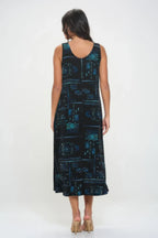 Bns Print Long Tank Dress | Mixtshop LLC