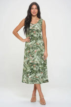 Bns Print Long Tank Dress | Mixtshop LLC