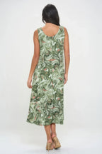 Bns Print Long Tank Dress | Mixtshop LLC