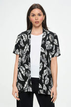Print Bns Drape Jacket | Mixtshop LLC