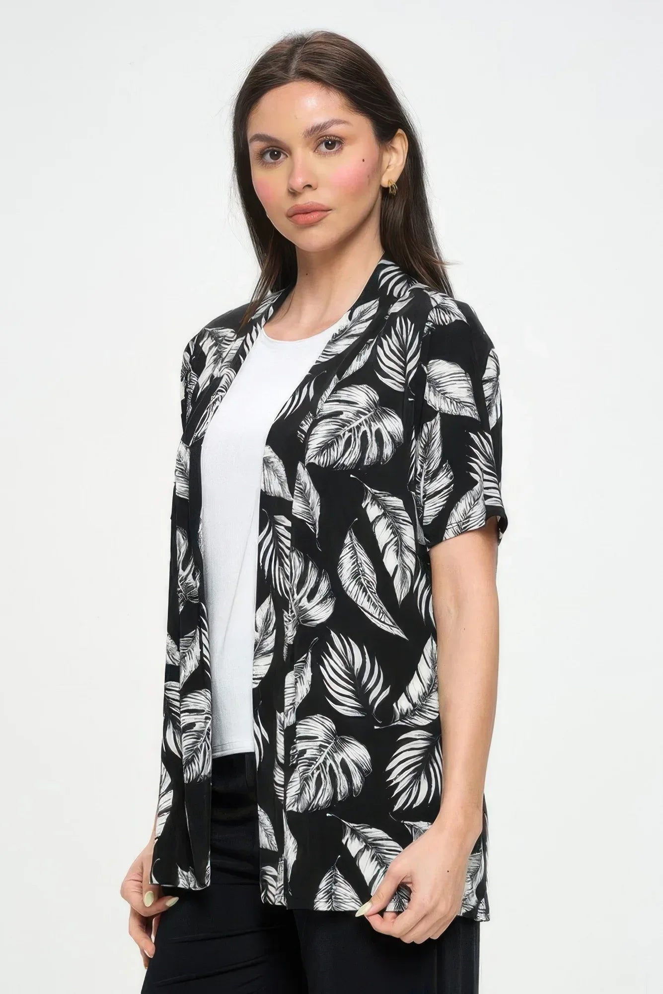 Print Bns Drape Jacket | Mixtshop LLC