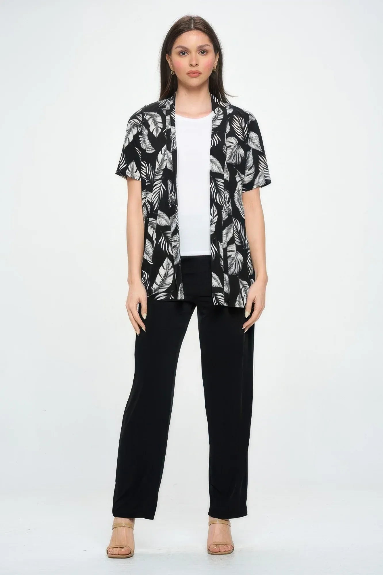 Print Bns Drape Jacket | Mixtshop LLC
