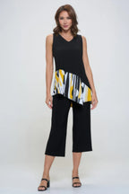 Sleeveless Contrast Top | Mixtshop LLC