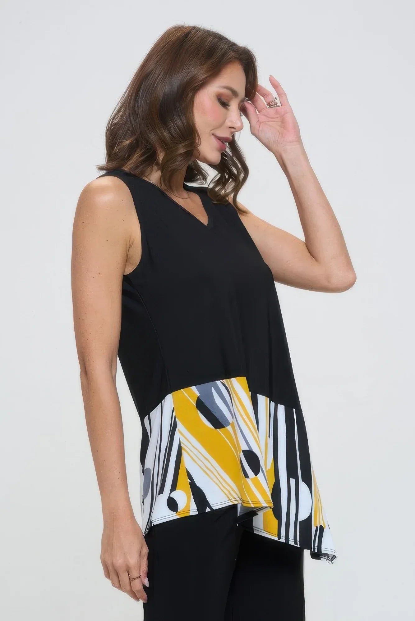 Sleeveless Contrast Top | Mixtshop LLC