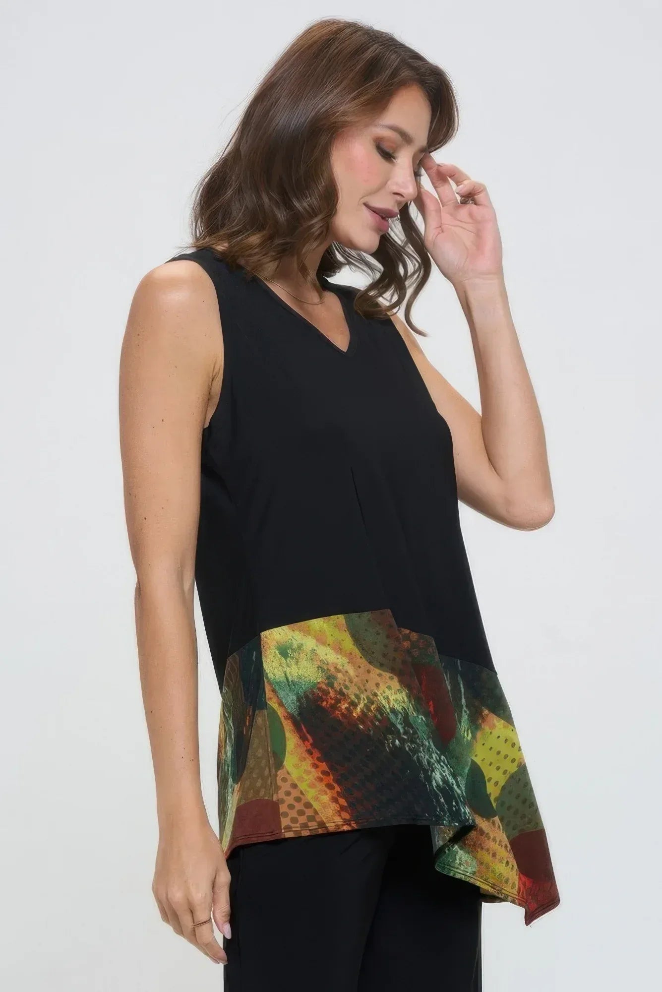 Sleeveless Contrast Top | Mixtshop LLC