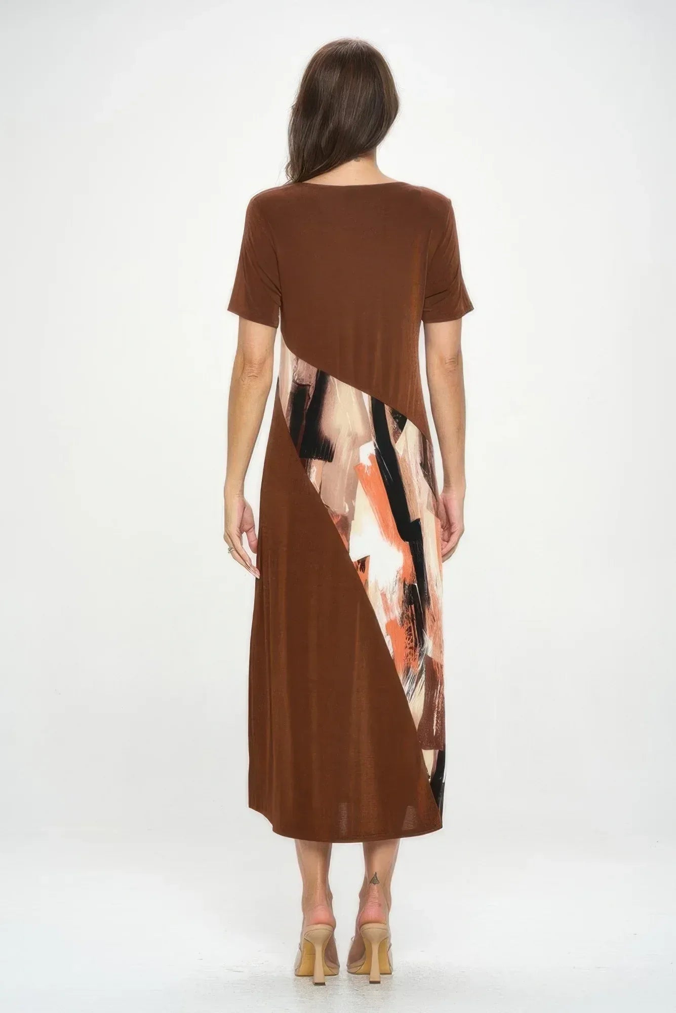 Bns Contrast Maxi Dress | Mixtshop LLC