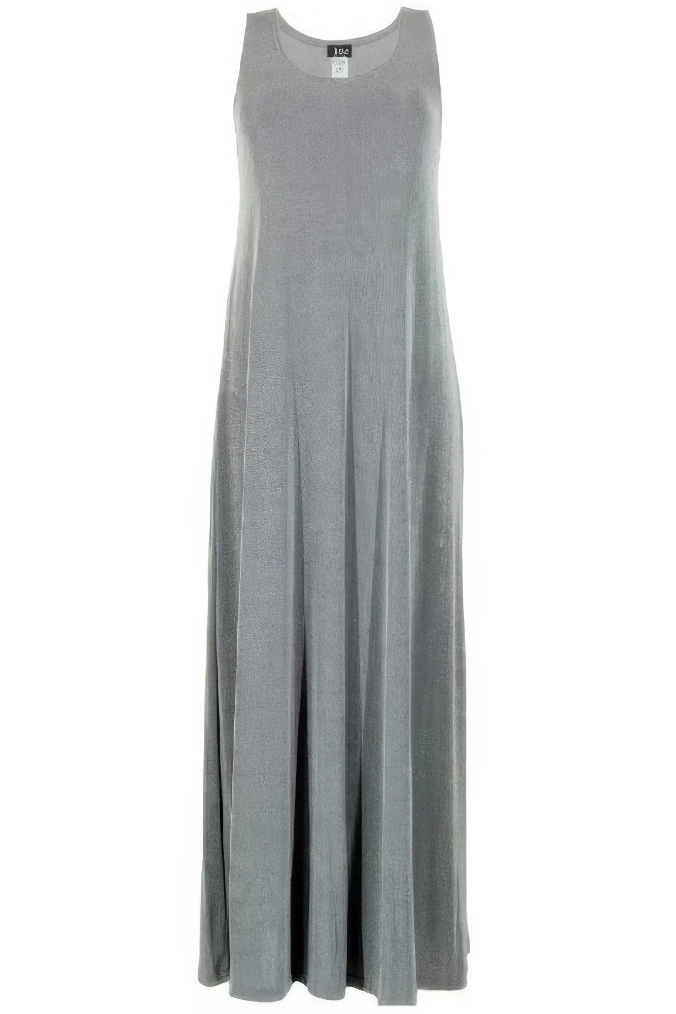 Plus Size Sleeveless Solid Acetate Long Maxi Dress | Mixtshop LLC