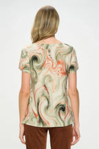 Plus Size Hit Boat Nk Short Sl Top | Mixtshop LLC